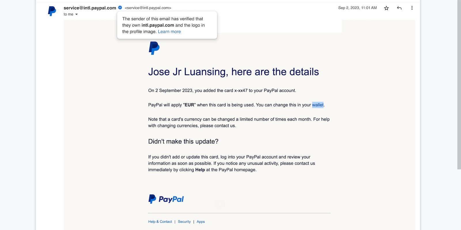 Email Spoofing Attack and Fake Email from Fake PayPal